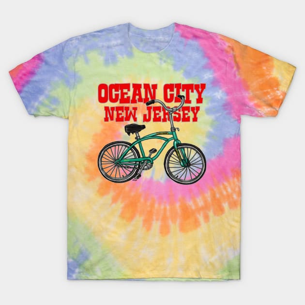 Ocean City Cruiser T-Shirt by mcillustrator